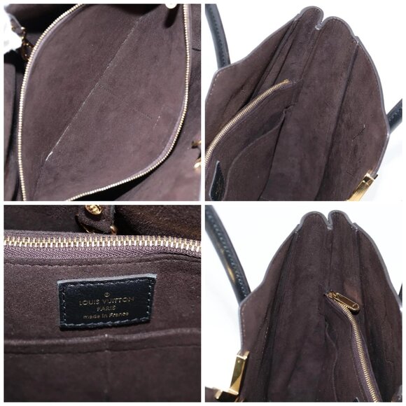 LOUIS VUITTON Monogram Kimono PM Tote Bag 2way Black M41855 LV Auth 118925M - Picture 15 of 16